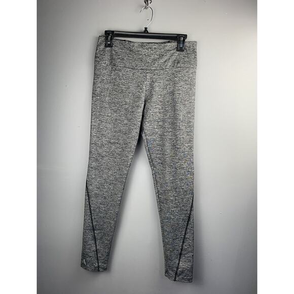 Antigua Backspin Women's large athletic Stretch Leggings Heather Gray - Picture 1 of 5